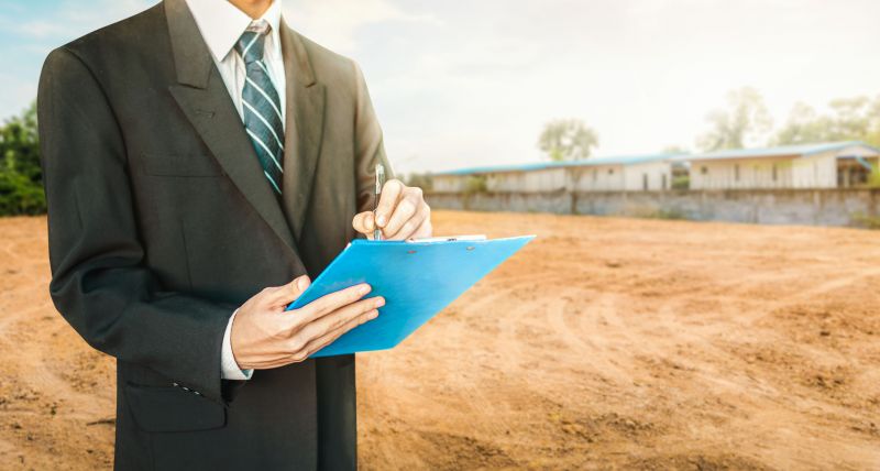 Inspection of graded land